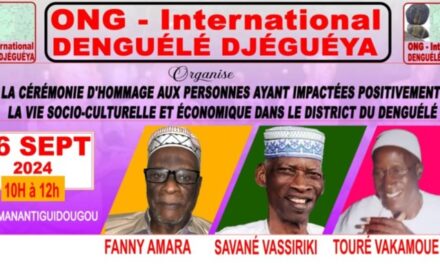 Honoring the Pioneers of Social, Cultural and Economic Development of the Denguele District. First Edition